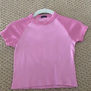 Pink brandy Melville crop top